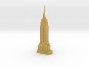 Empire State Building - New York (1:4000) in Tan Fine Detail Plastic