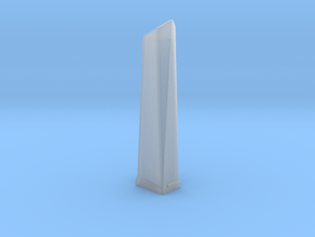 Torre de Cristal - Madrid (1:4000) in Clear Ultra Fine Detail Plastic