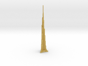 Burj Khalifa - Dubai (1:4000) in Tan Fine Detail Plastic