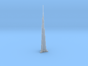 Burj Khalifa - Dubai (1:4000) in Clear Ultra Fine Detail Plastic