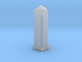 One Canada Square - London (1:4000) in Clear Ultra Fine Detail Plastic
