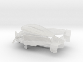 Grumman E-1 Tracer (folded wings) in Clear Ultra Fine Detail Plastic: 6mm
