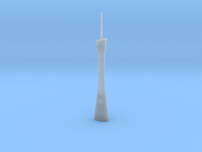 Canton Tower - Guangzhou (1:4000) in Clear Ultra Fine Detail Plastic