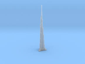 Burj Khalifa - Dubai (1:6000) in Clear Ultra Fine Detail Plastic
