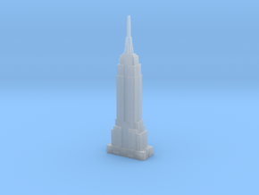 Empire State Building - New York (3 inch) in Clear Ultra Fine Detail Plastic