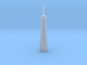 One World Trade Center - New York (1:6000) in Clear Ultra Fine Detail Plastic