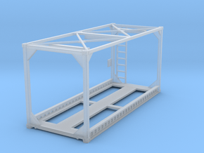 Container Frame 20ft  in Clear Ultra Fine Detail Plastic