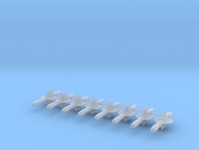 AS.12 Missiles (x8) in Clear Ultra Fine Detail Plastic
