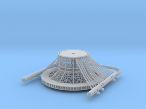 Tower Base V0.5a in Clear Ultra Fine Detail Plastic