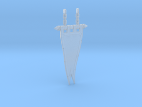 Knight Banner 3.0 in Clear Ultra Fine Detail Plastic