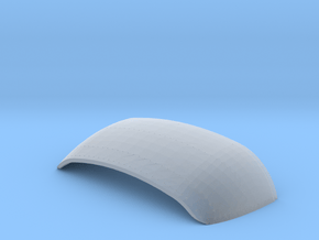 Ovaaldak front part Scale 0 (1:43,5) in Clear Ultra Fine Detail Plastic