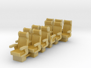 ICR and ICM seats. Scale 0 (1:45) in Tan Fine Detail Plastic