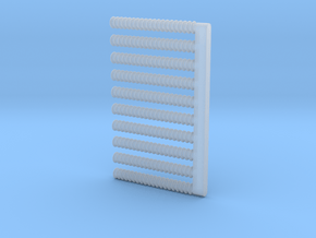 10 Isolatoren D 1,0x8 in Clear Ultra Fine Detail Plastic