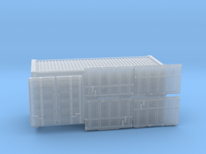 1x20 ft OS-Container in Clear Ultra Fine Detail Plastic