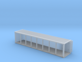 1x40 ft OT offen-Container in Clear Ultra Fine Detail Plastic