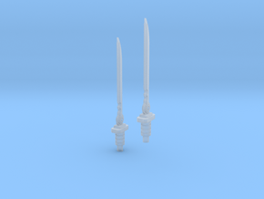 Sunlink - Arcee Swords x2 (Pair) in Clear Ultra Fine Detail Plastic