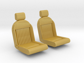 TS161 1500 seats with Headrests in Tan Fine Detail Plastic