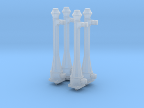 EP46 NSR gate posts in Clear Ultra Fine Detail Plastic