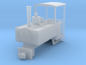OO9 Decauville Plantation 0-4-0T for Tsuwaga Chass in Clear Ultra Fine Detail Plastic