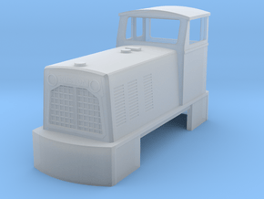 OO9 Ruston Diesel Locomotive in Clear Ultra Fine Detail Plastic