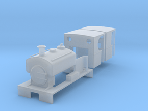 009 Andrew Barclay 0-4-0ST in Clear Ultra Fine Detail Plastic