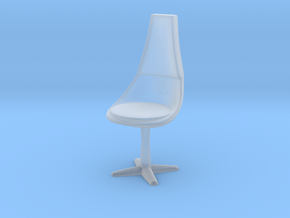 Crew Chair, 1:87 Scale in Clear Ultra Fine Detail Plastic
