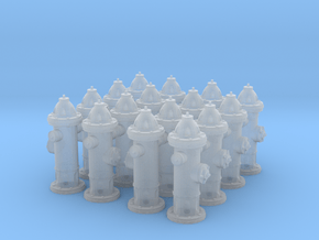 Hydrant type : A 00 (1:76) 16 Pcs in Clear Ultra Fine Detail Plastic