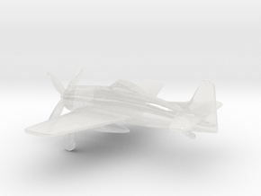 Grumman F8F Bearcat in Clear Ultra Fine Detail Plastic: 1:200