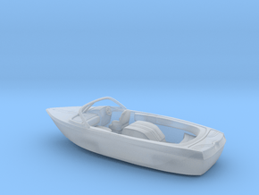 TT motorboat 1:120 scale in Clear Ultra Fine Detail Plastic