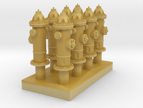 Hydrant type : A H0 (1:87) 8 Pcs in Tan Fine Detail Plastic