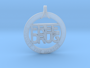 Free Drug in Clear Ultra Fine Detail Plastic