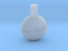 E=mc2 in Clear Ultra Fine Detail Plastic