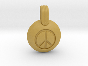 Peace in Tan Fine Detail Plastic
