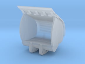 Sandlöffel 3 m³ für Liebherr 970SME und Herpa 954C in Clear Ultra Fine Detail Plastic