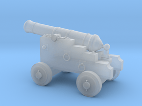18th Century 3# Cannon-Small Naval Carriage 1/35 in Clear Ultra Fine Detail Plastic