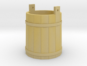 18th Century Pale or Bucket 1/24 in Tan Fine Detail Plastic