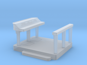 Set-1 CC Captain's Console and Platform in Clear Ultra Fine Detail Plastic