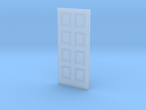 Door 8 Panel 1 1/32x2 9/32-01 1/35 in Clear Ultra Fine Detail Plastic