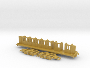 HO/OO Special Express Brake Chassis Bachmann in Tan Fine Detail Plastic