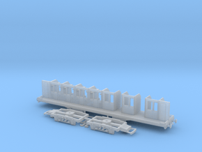 HO/OO Special Express Brake Chassis Bachmann in Clear Ultra Fine Detail Plastic
