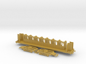 HO/OO Special Express Passenger Chassis Bachmann in Tan Fine Detail Plastic