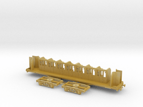 HO/OO Special Express Passenger Chassis Chain in Tan Fine Detail Plastic