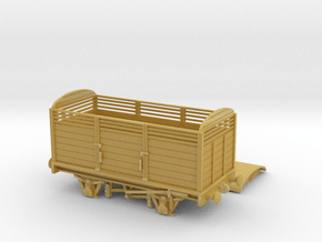 HO/OO RWS Cattle Truck v3 Chain in Tan Fine Detail Plastic