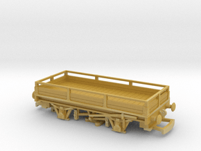 HO/OO CGI-era 1-Plank Wagon Bachmann in Tan Fine Detail Plastic