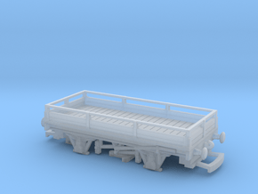 HO/OO CGI-era 1-Plank Wagon Bachmann in Clear Ultra Fine Detail Plastic
