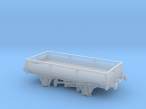 HO/OO CGI-era 1-Plank Wagon Chain in Clear Ultra Fine Detail Plastic