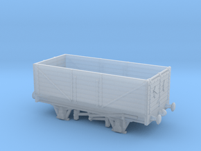 HO/OO 7-Plank Wagon Season-1 Chain v2 Redux in Clear Ultra Fine Detail Plastic