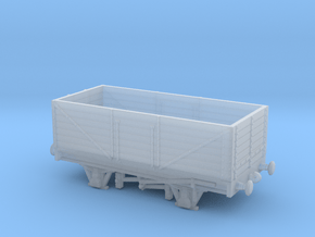 HO/OO 7-Plank Wagon v6 Bachmann Chain in Clear Ultra Fine Detail Plastic