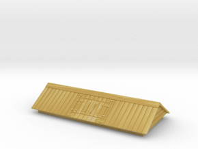 HO/OO Lime Wagon 7-Plank Top in Tan Fine Detail Plastic