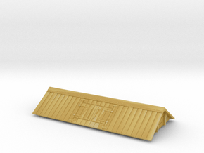 HO/OO Lime Wagon 6-Plank Top v2 in Tan Fine Detail Plastic